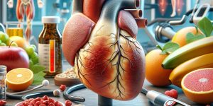 Coração afetado pelo colesterol alto