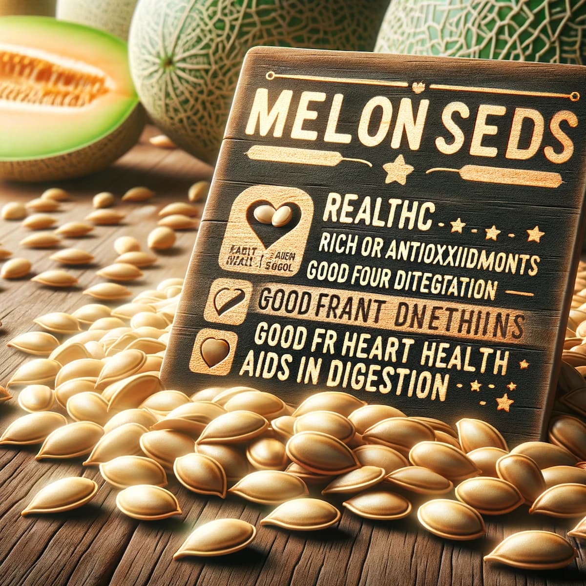 Benefícios da semente de melão